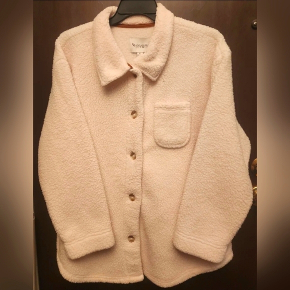 NWOT Koolaburra By Ugg Brushed Back Sherpa Cozy Winter Jacket Shacket Coat  XL - Picture 1 of 8